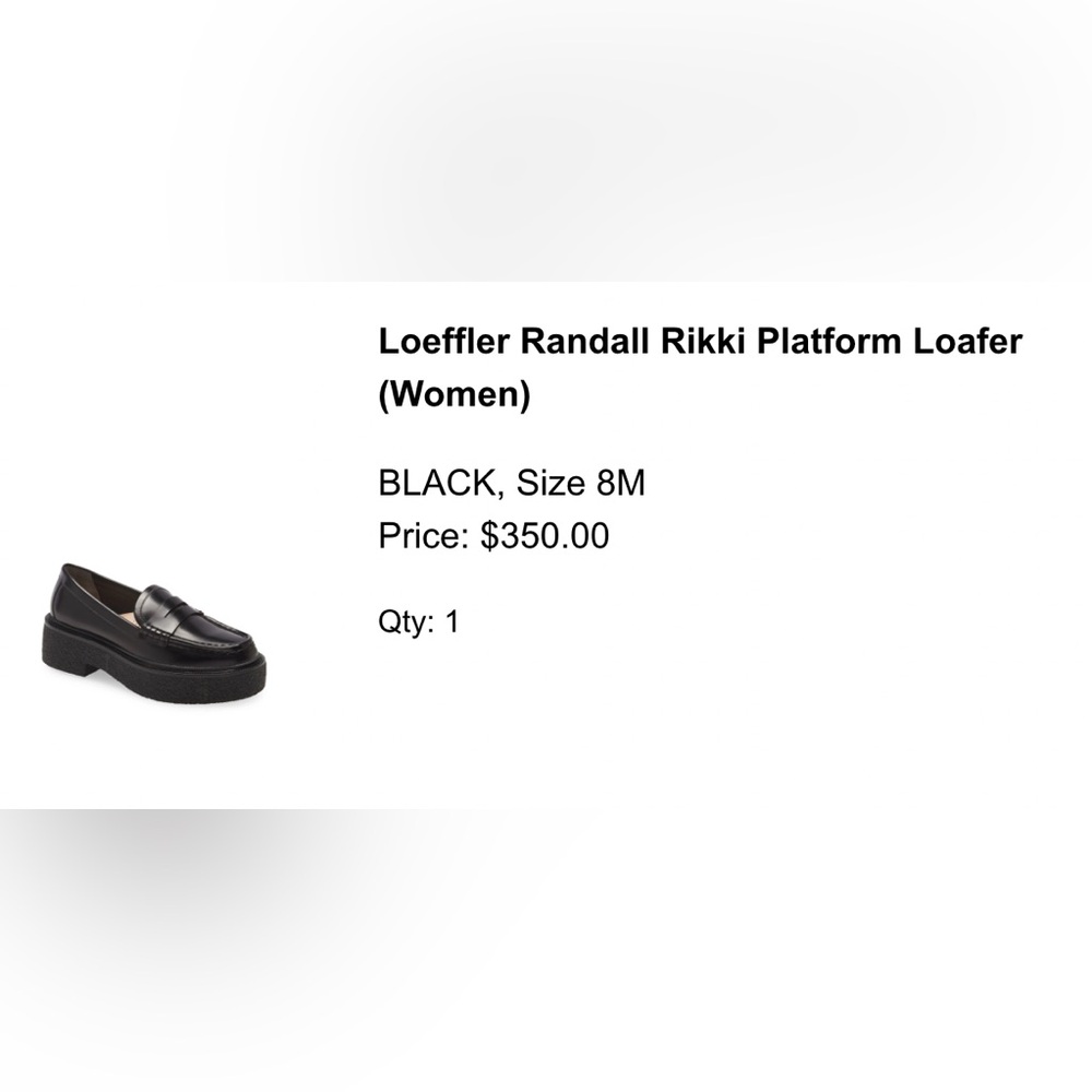 Loeffler Randall Black Platform Loafers - Picture 10 of 11